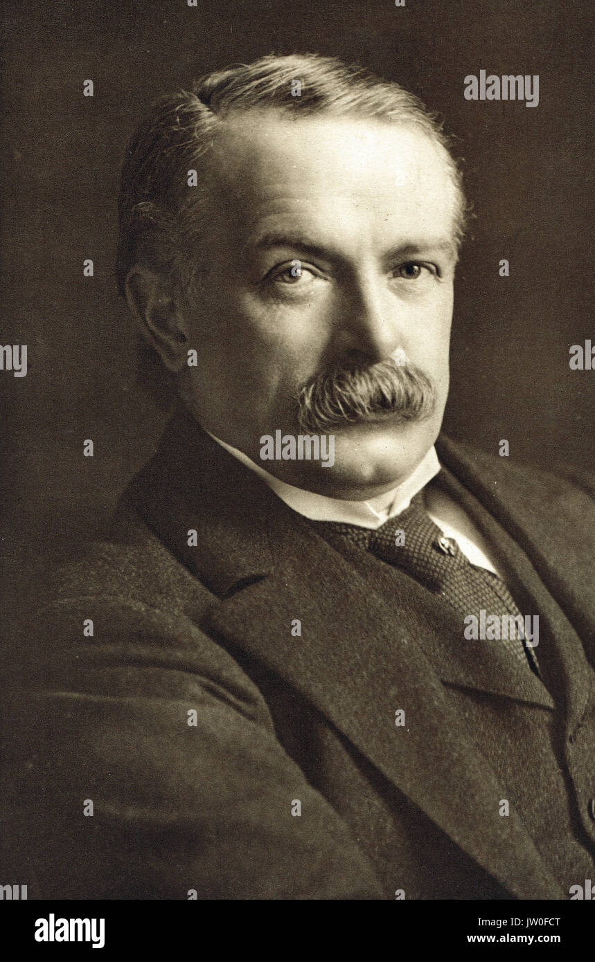 Prime Minister David Lloyd George, then munitions minister, WW1 Stock Photo