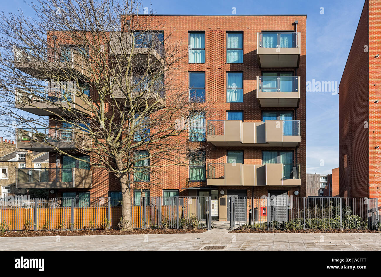 Edmund Street housing in Southwark Stock Photo Alamy