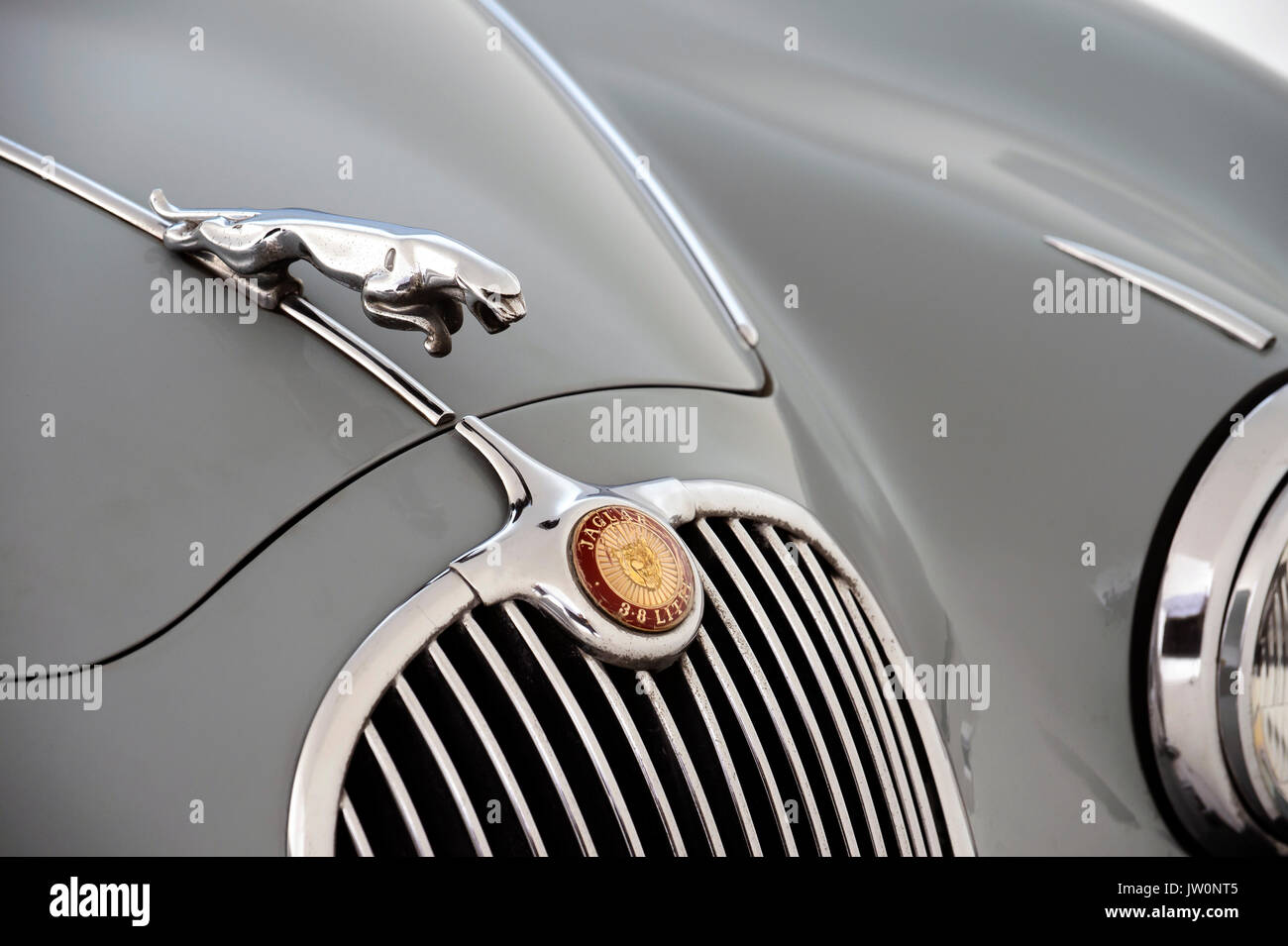 1957 Jaguar 3.8 Mk1 Stock Photo