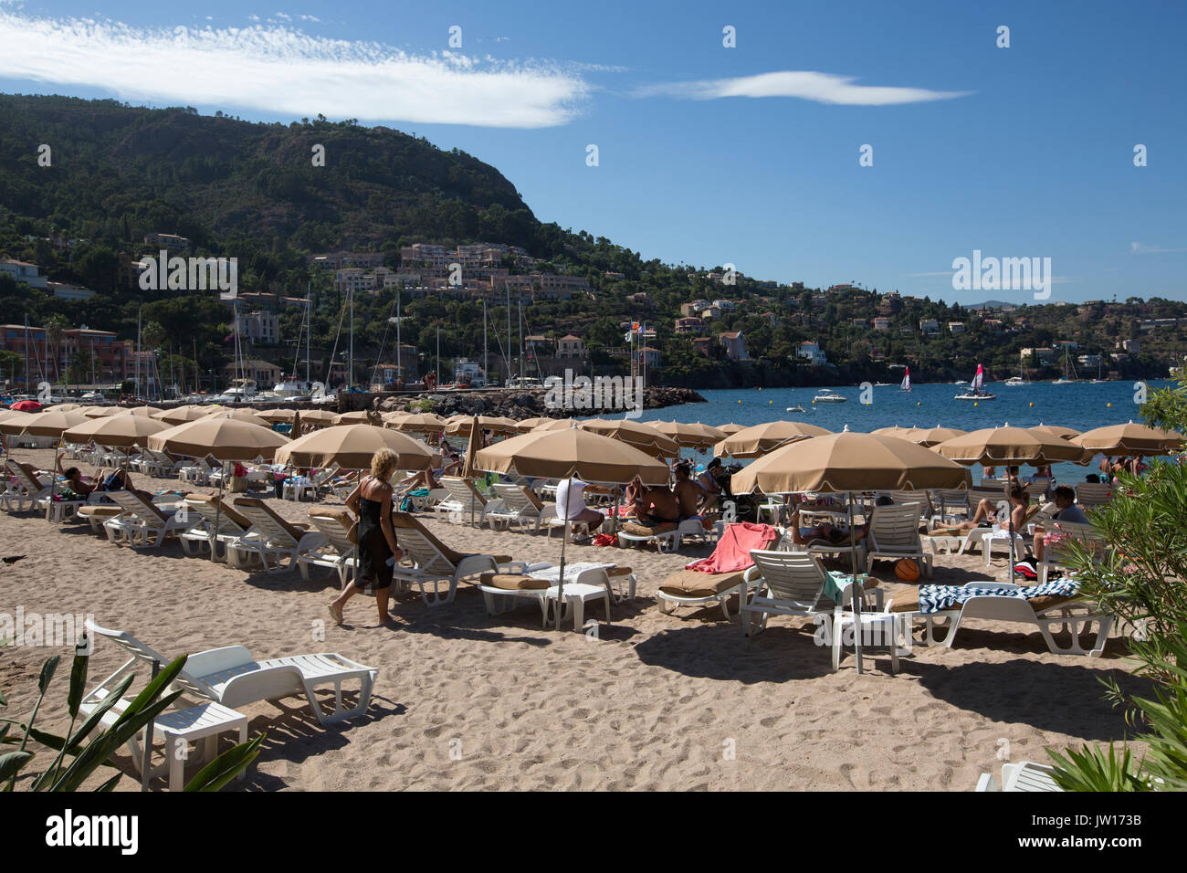 Magellan Beach at Port Théoule, Theole sur Mer, Côte d'Azur, French