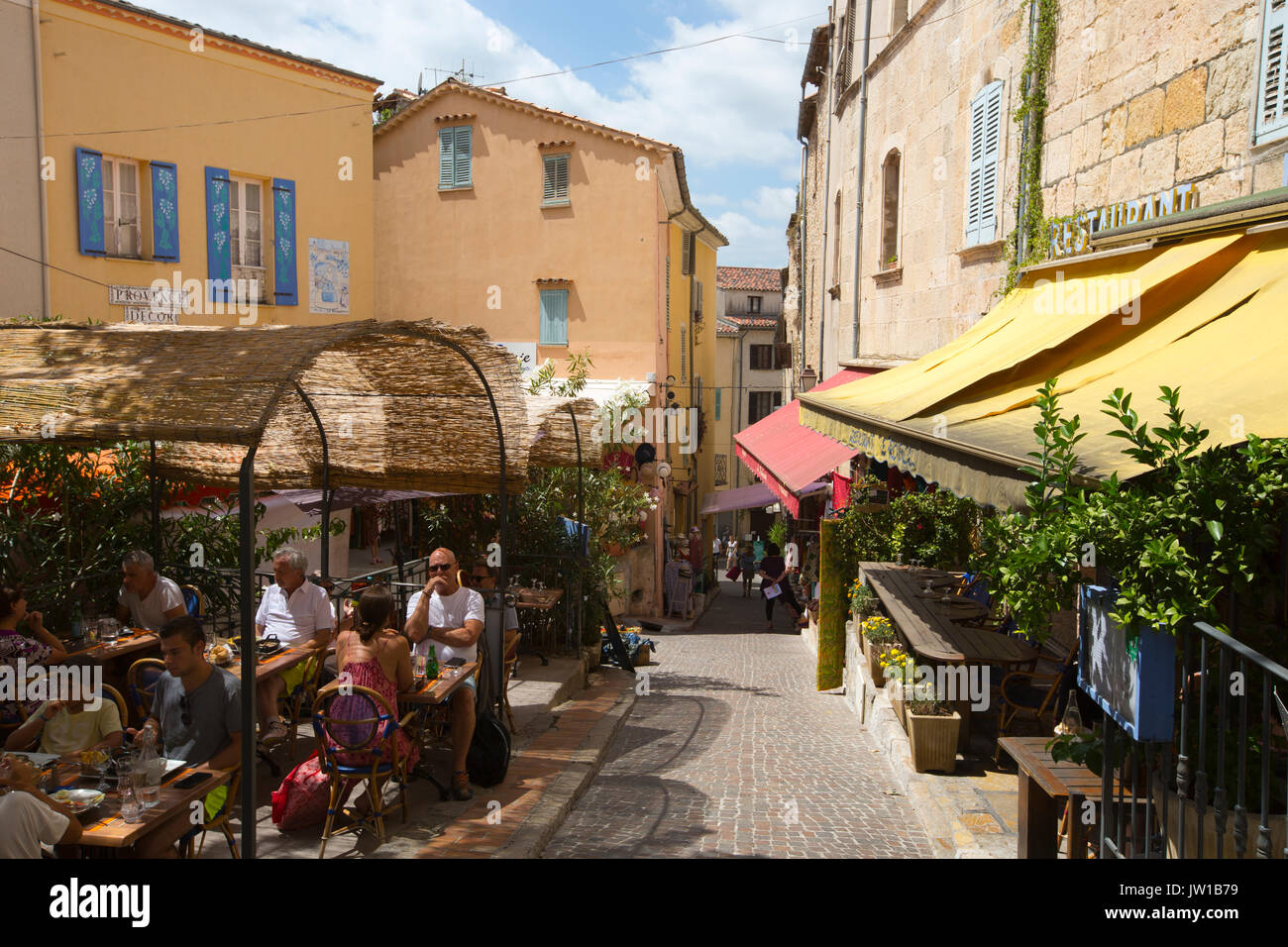 Fayence in the Var department in the Provence-Alpes-Côte d'Azur region in South of France, France, Europe Stock Photo