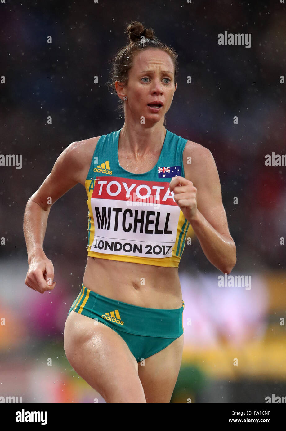 Australia's Victoria Mitchell in the Women's 3000m Steeplechase