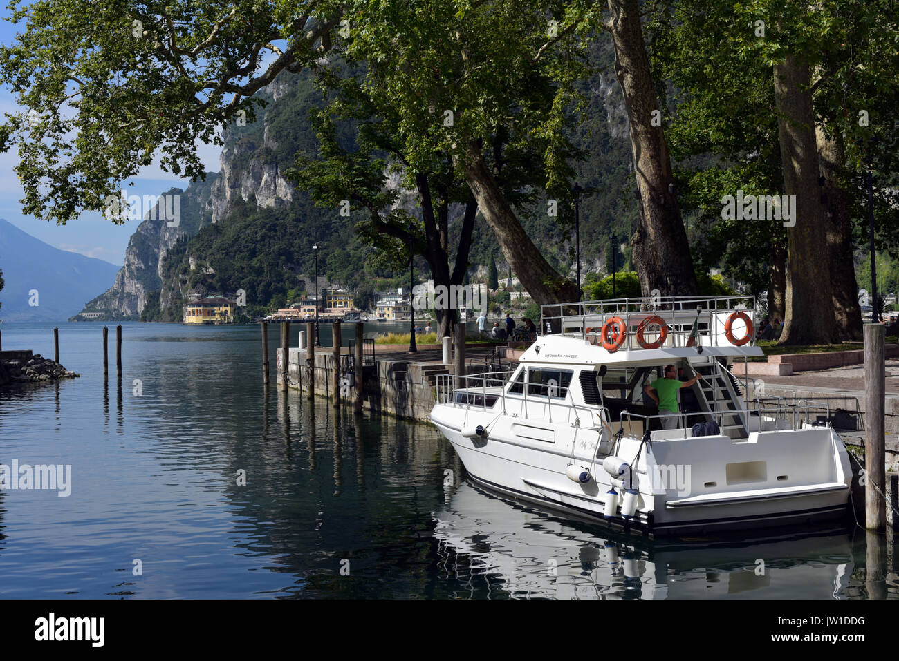 Riva del Garda Lake Garda Italy Stock Photo