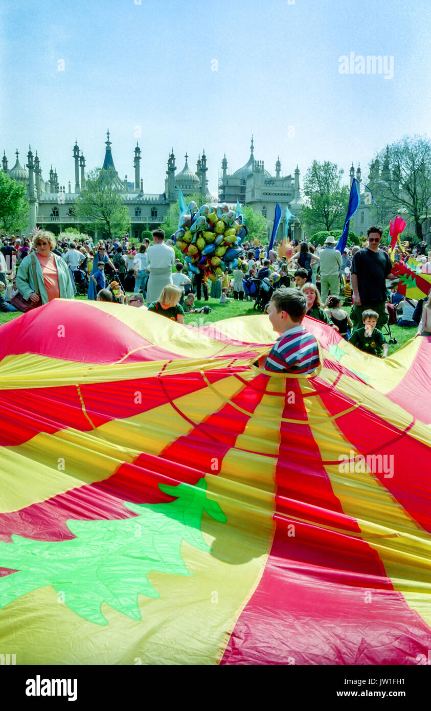 The Children's Parade, the traditional start of the Brighton Festival