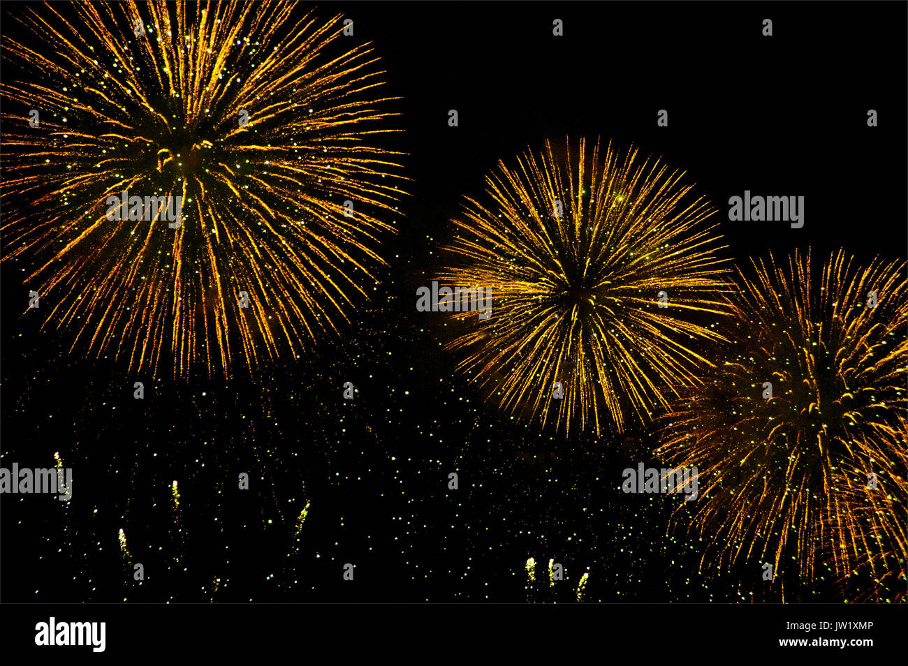 fireworks display Stock Photo