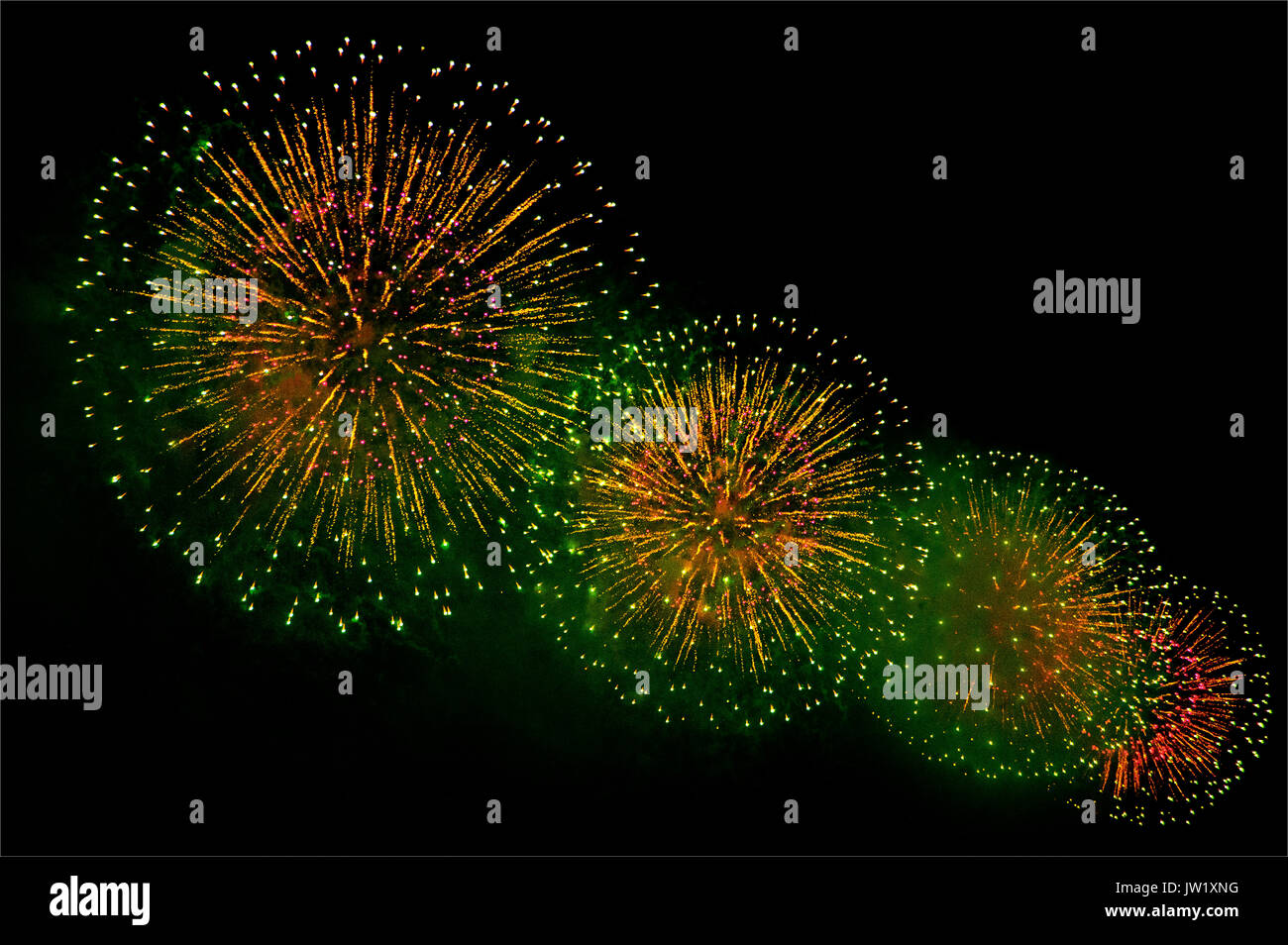 fireworks display Stock Photo