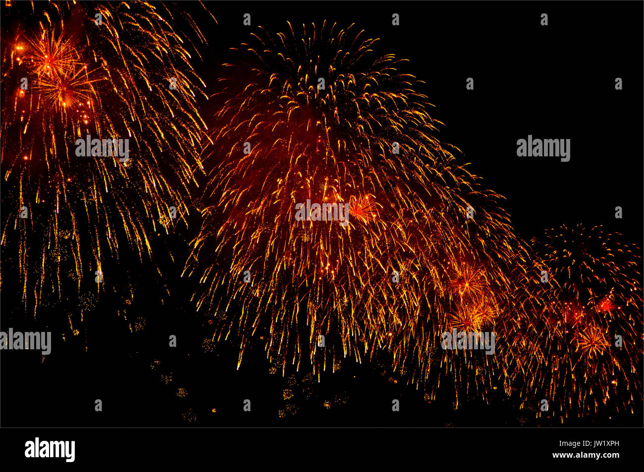fireworks display Stock Photo