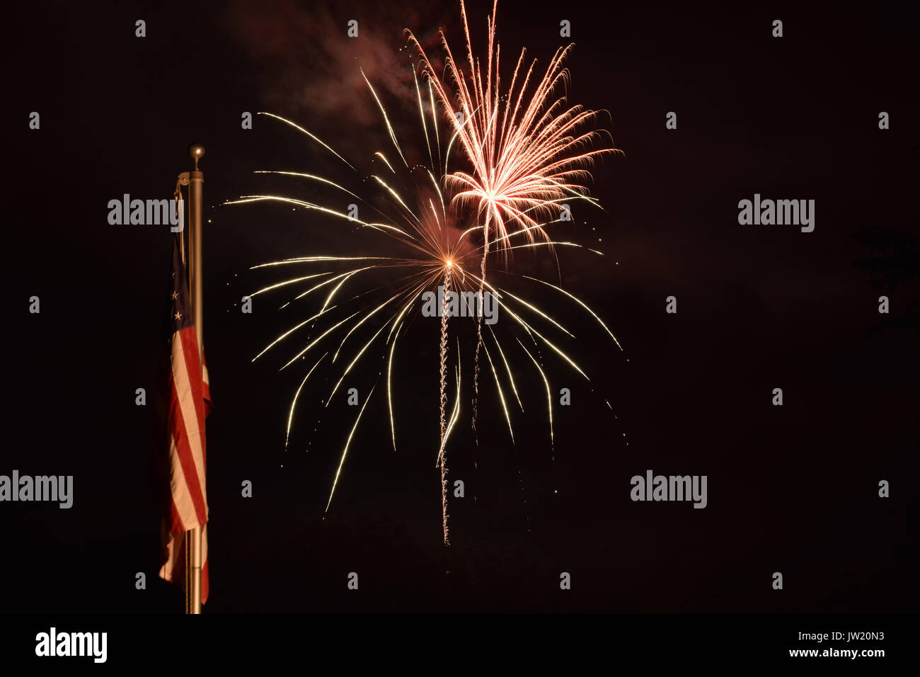 Independence Day Fireworks Stock Photo Alamy