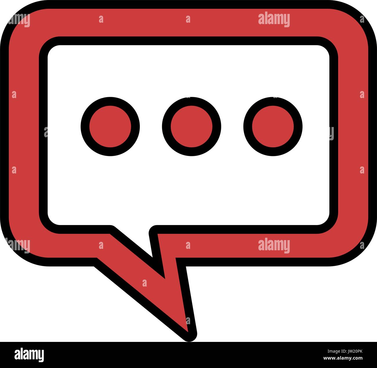 speech bubble icon over white background vector illustration Stock ...
