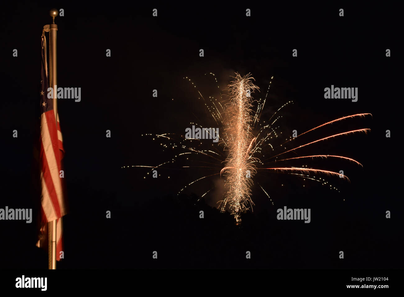 Independence Day Fireworks Stock Photo Alamy