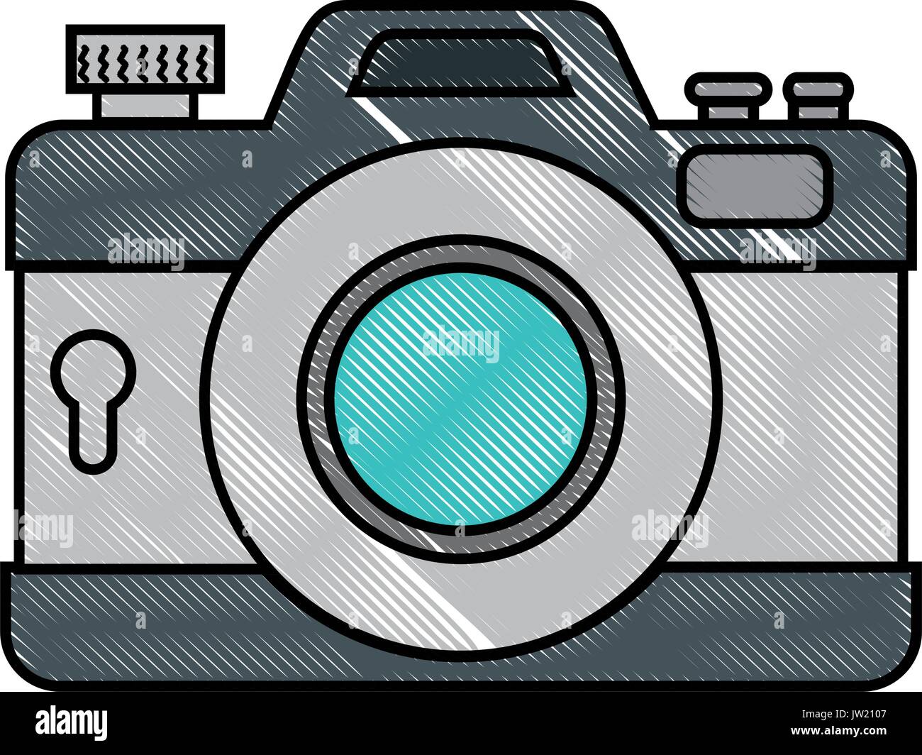 photographic camera icon over white background vector illustration ...