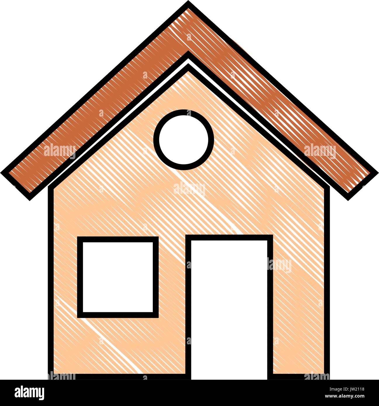 house icon over white background vector illustration Stock Vector Image ...