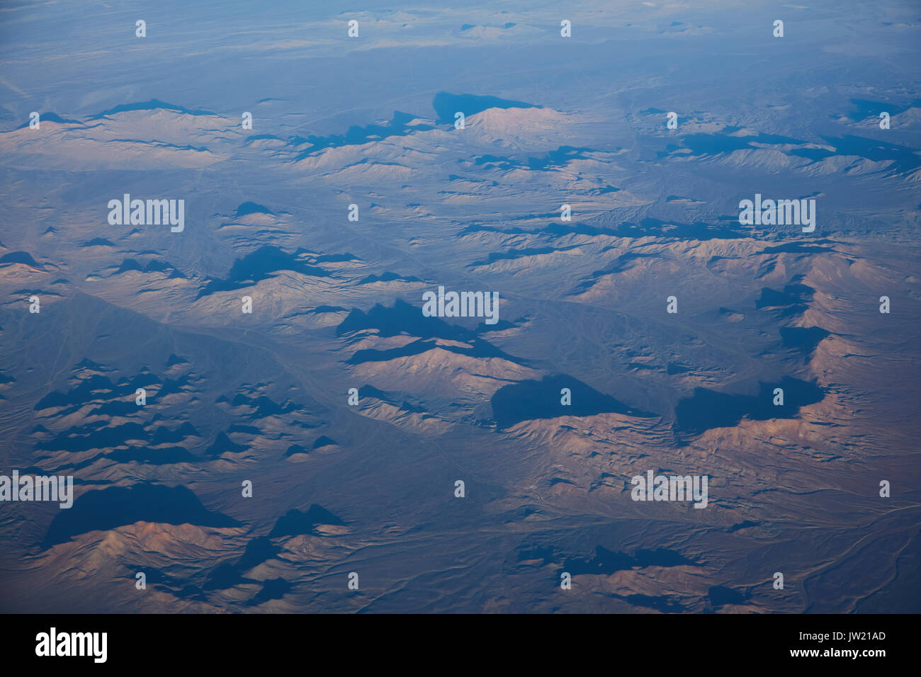 Atacama Desert, Northern Chile, South America - aerial Stock Photo