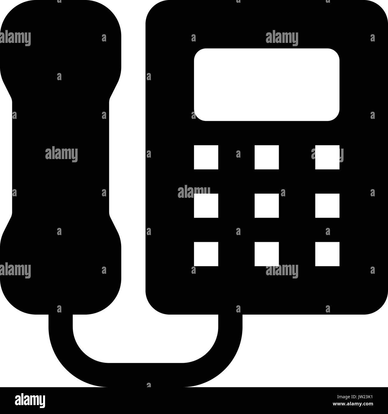 Vintage wall telephone Stock Vector Images - Alamy