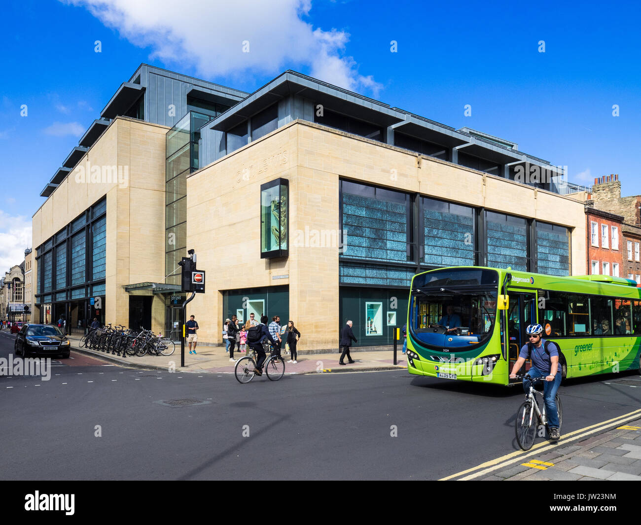 John Lewis department store in Cambridge. The store was rebuilt as part