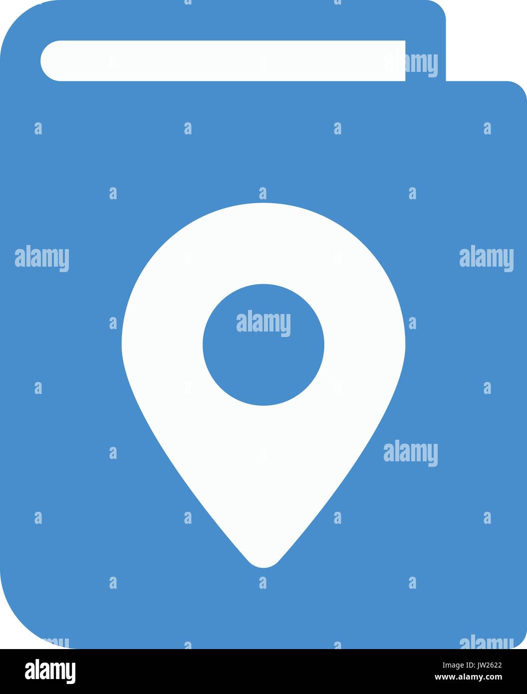 Guide map book Stock Vector Images - Alamy