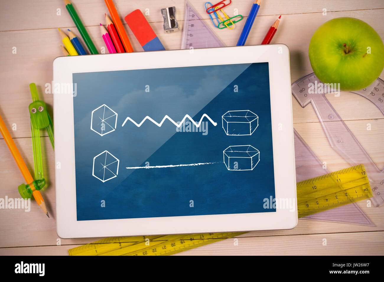 Mirror against cloudy sky Stock Photo Alamy