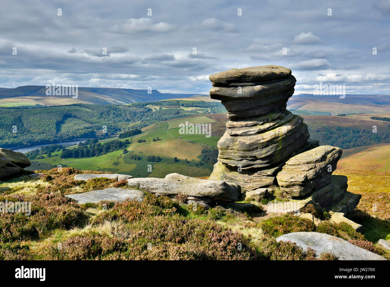 Salt Cellar Tor; Peak District; UK Stock Photo Alamy