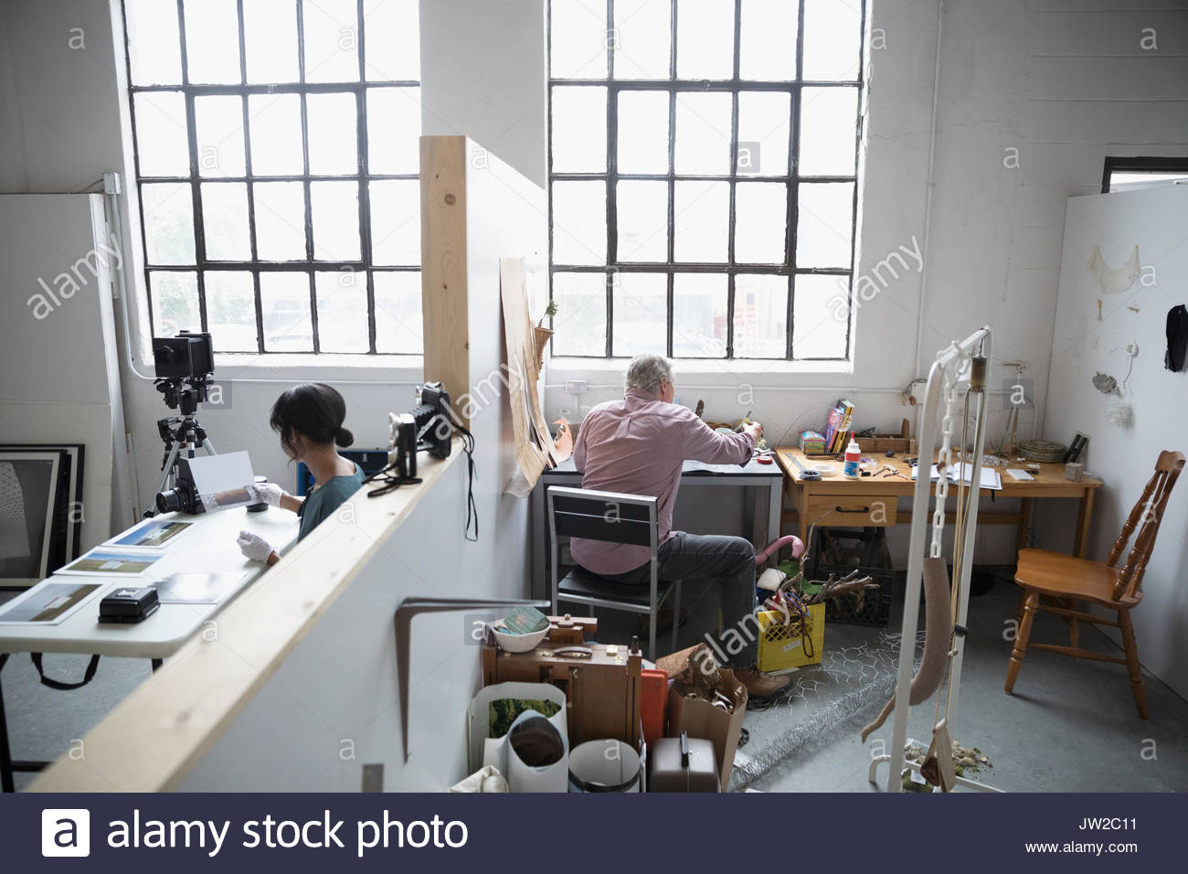 Coworking entrepreneur hires stock photography and images Alamy