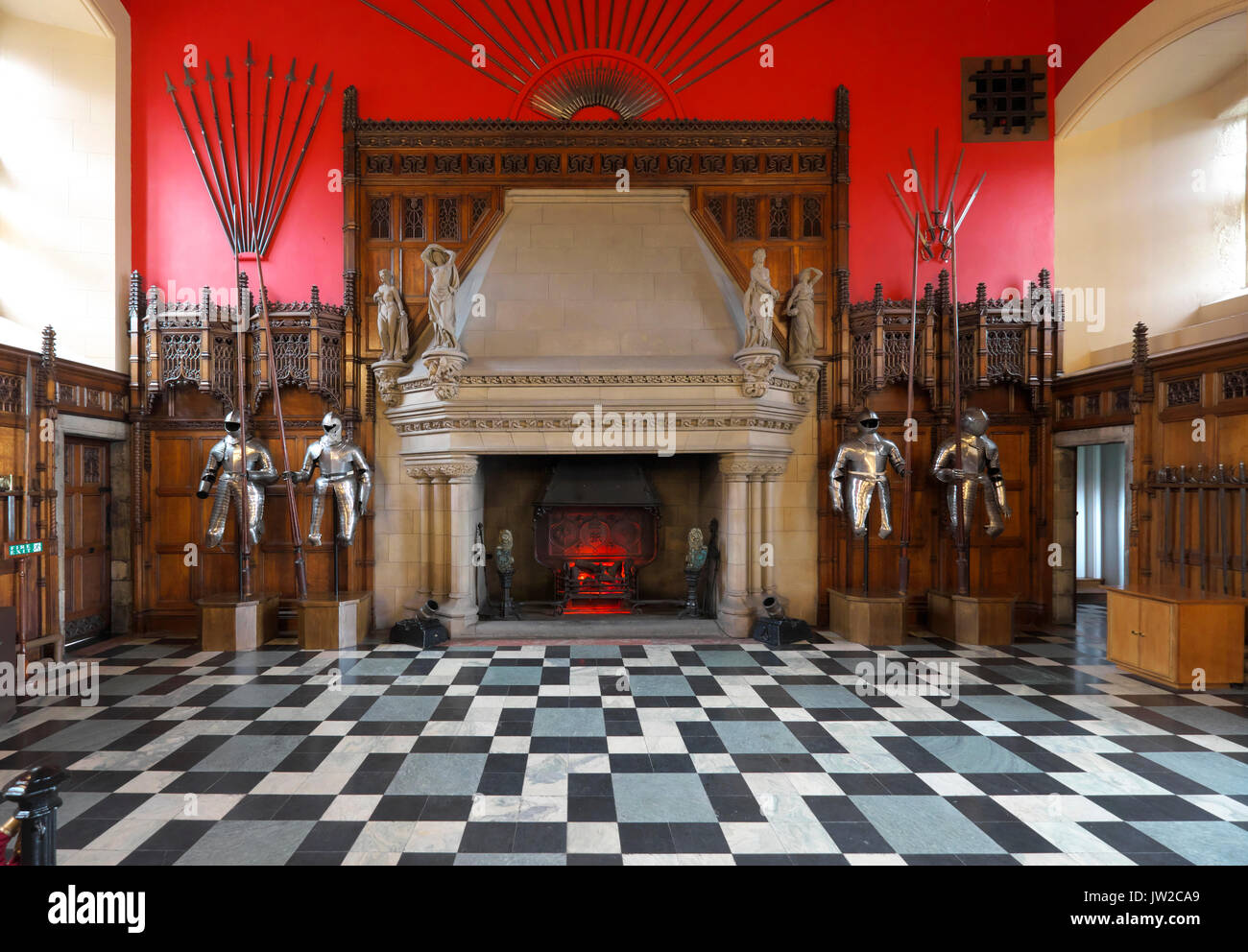 Great Hall, Edinburgh Castle, Edinburgh, Scotland, United Kingdom Stock