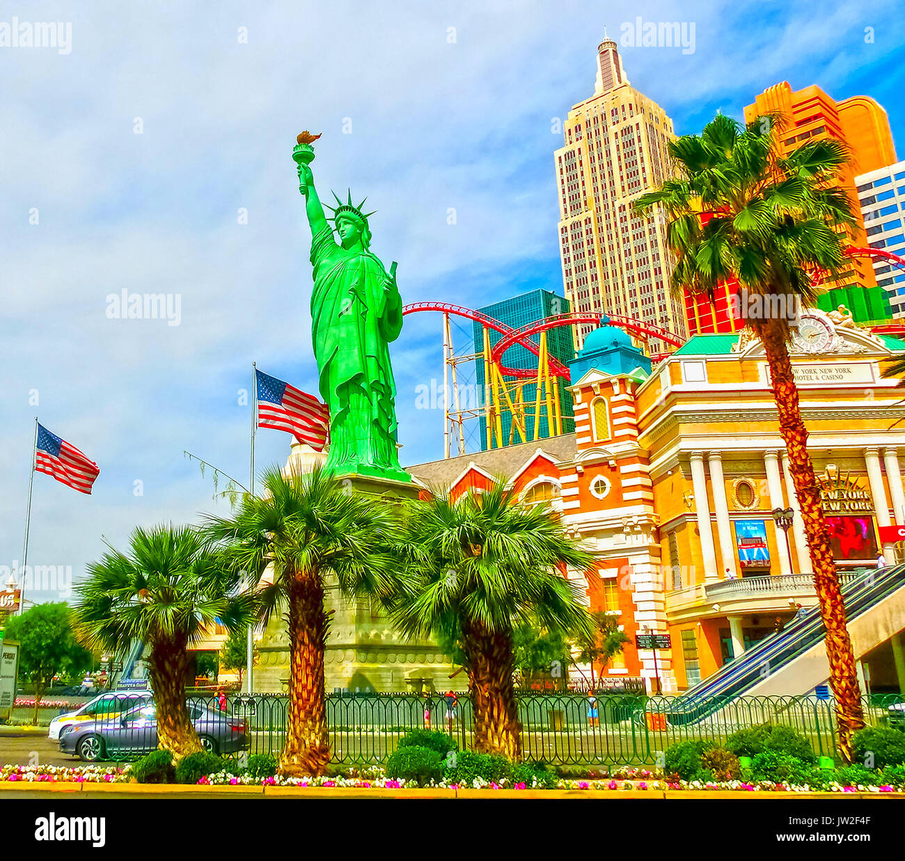 Las Vegas, Nevada, USA May 05, 2016 New York Hotel Casino Stock