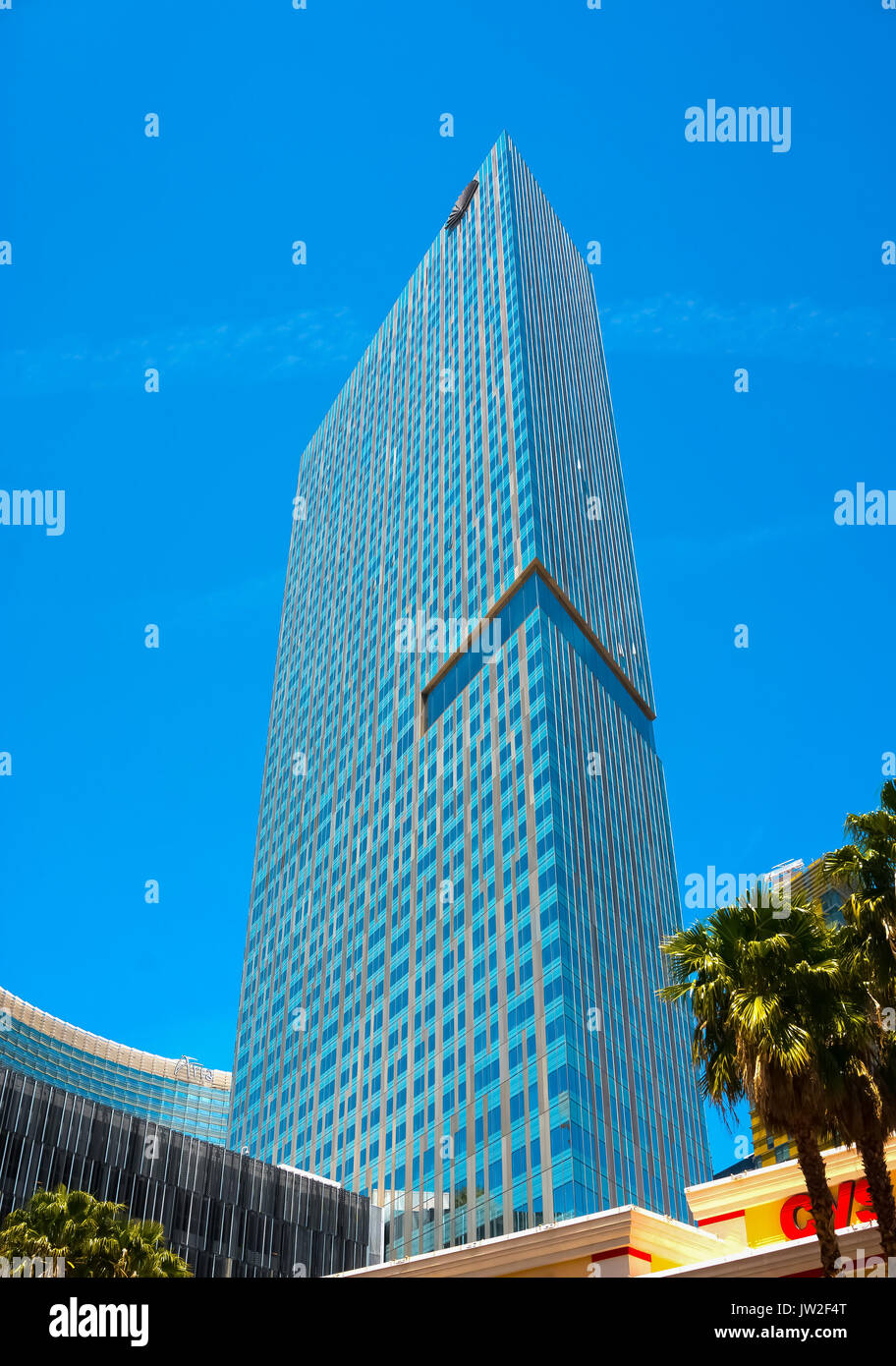 Las Vegas, USA - May 04, 2016: Aria Hotel at CityCenter, urban c Stock Photo