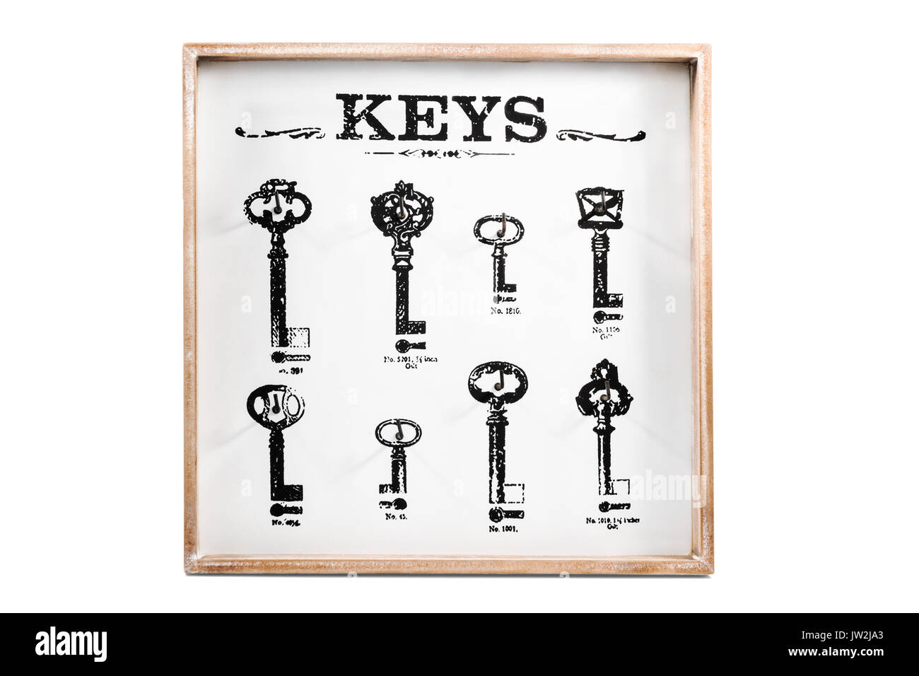 Storage frame for keys Stock Photo Alamy