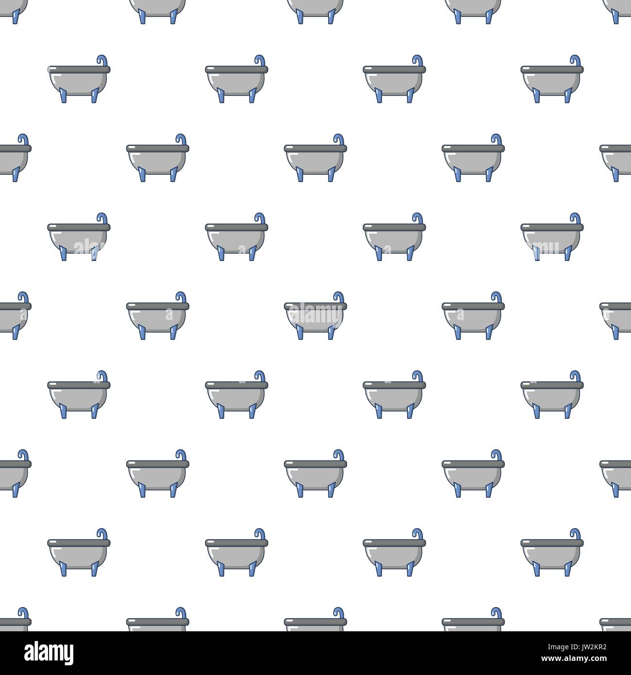 Bathtub pattern seamless Stock Vector
