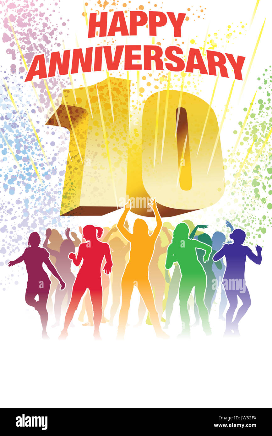 Celebration Happy Birthday Tenth Stock Photos ... Celebration Happy Birthday Tenth Stock Photos ...