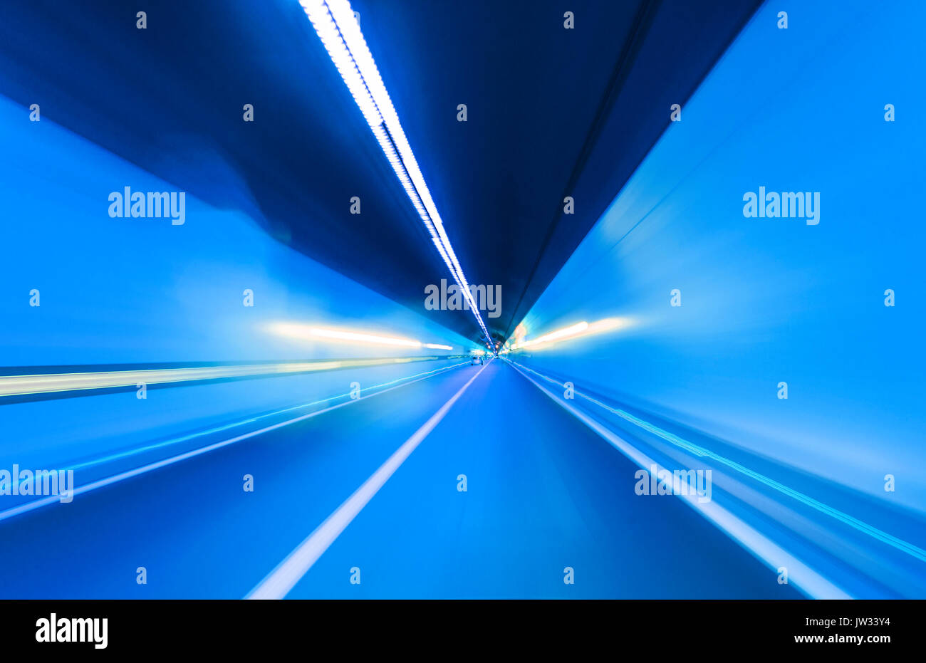 Road in an underground tunnel Stock Photo - Alamy