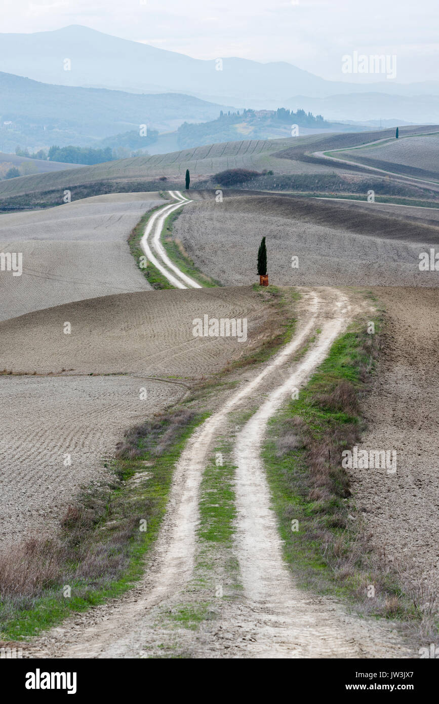 Long and lonely road hi-res stock photography and images - Alamy