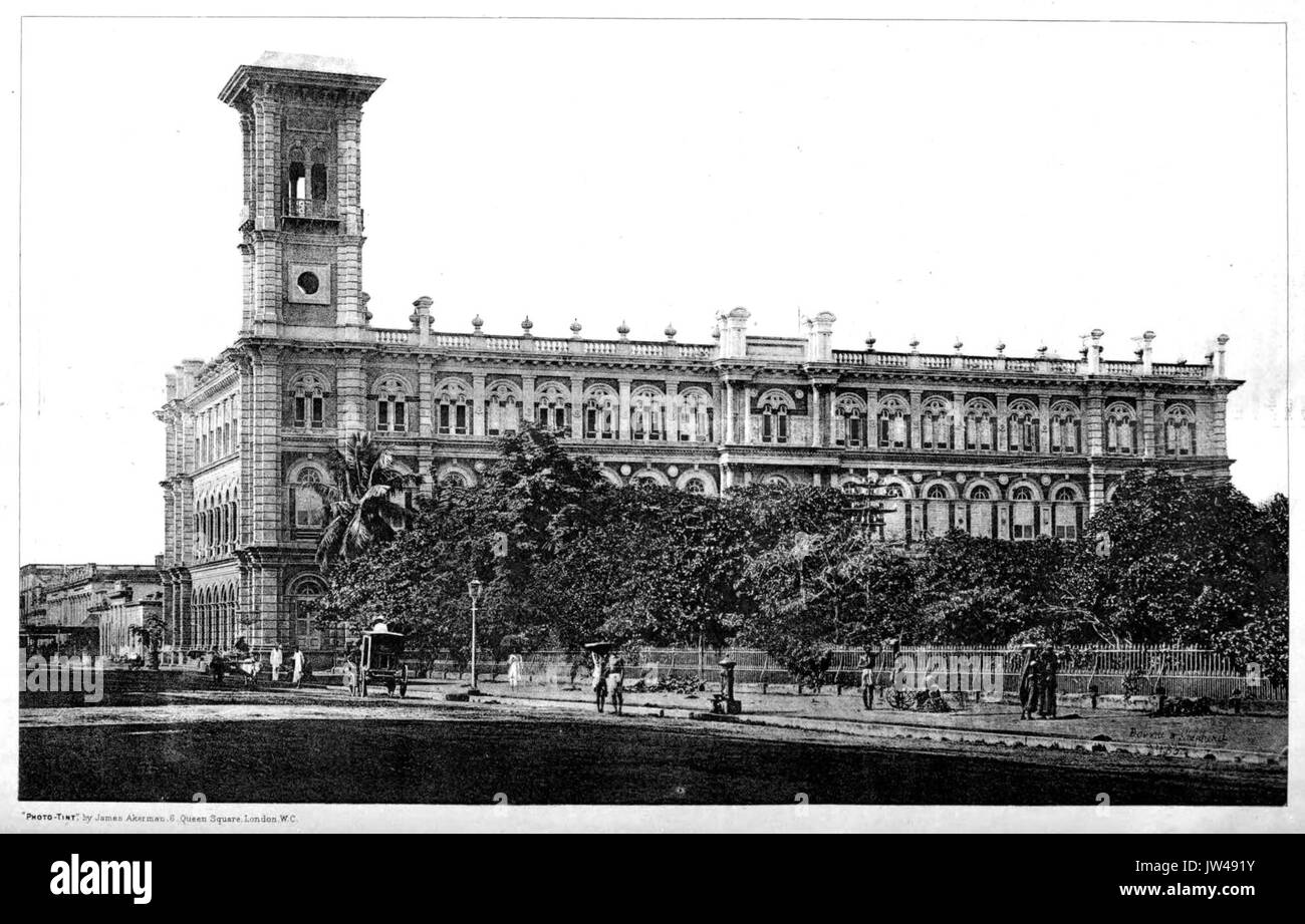 Telegraph office Calcutta Stock Photo