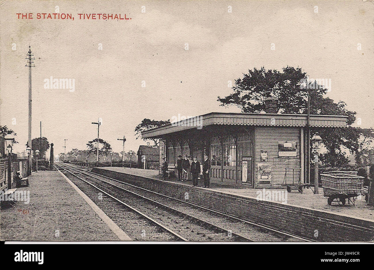 Tivetshall station Stock Photo