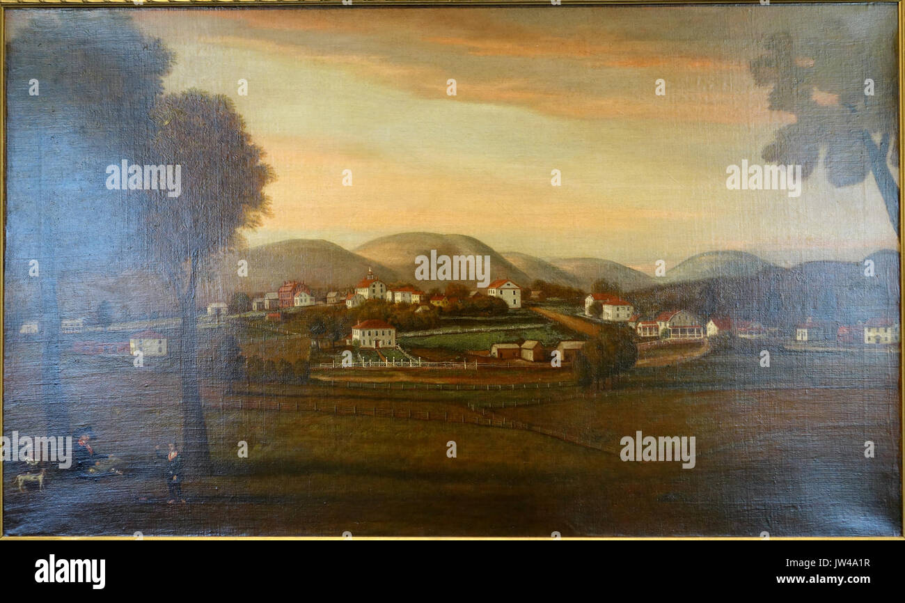 View of Bennington by Ralph Earl, 1798, oil on canvas Bennington Museum