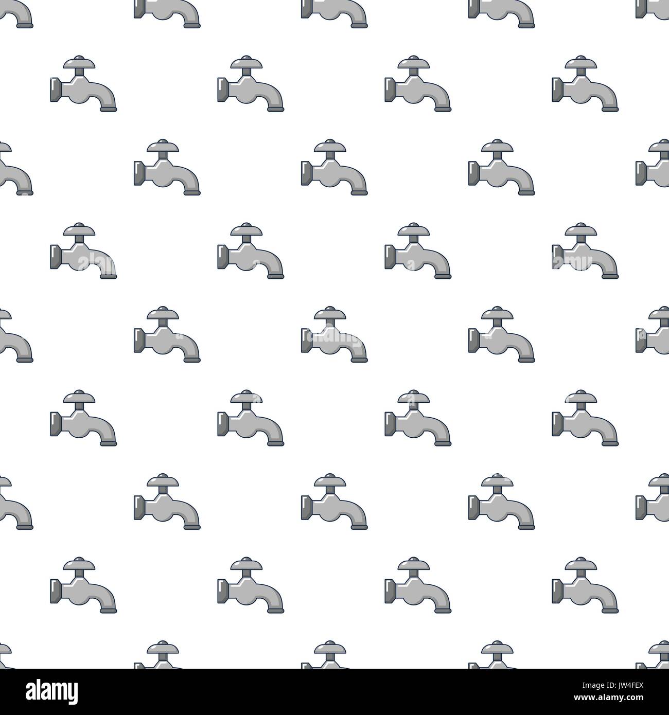 Water tap pattern seamless Stock Vector