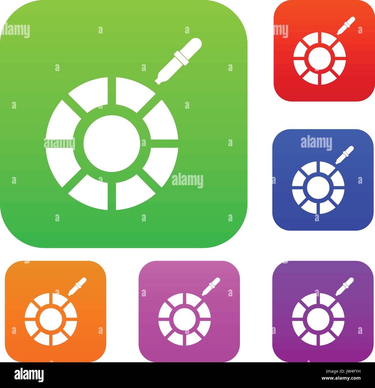 Color picker set collection Stock Vector Image & Art - Alamy