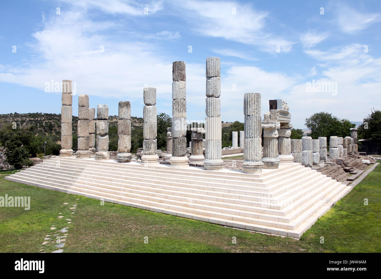 Apollon Smintheus Temple. Çanakkale Gülpınar Turkey Stock Photo