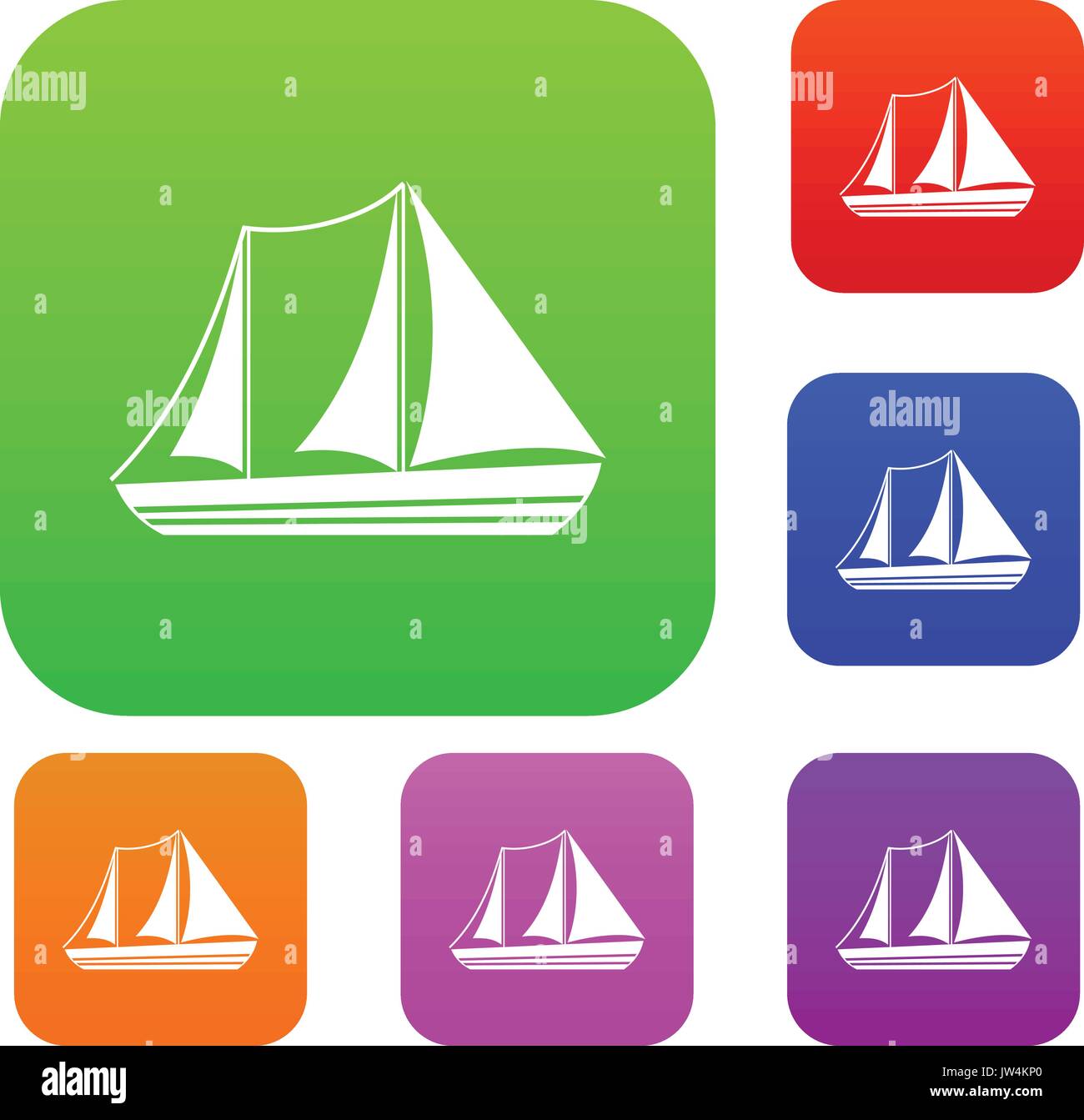 Long yacht race Stock Vector Images - Alamy