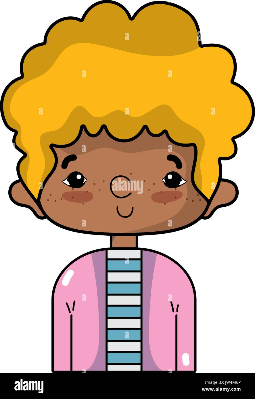 cute man with hairstyle design and shirt Stock Vector Image & Art - Alamy