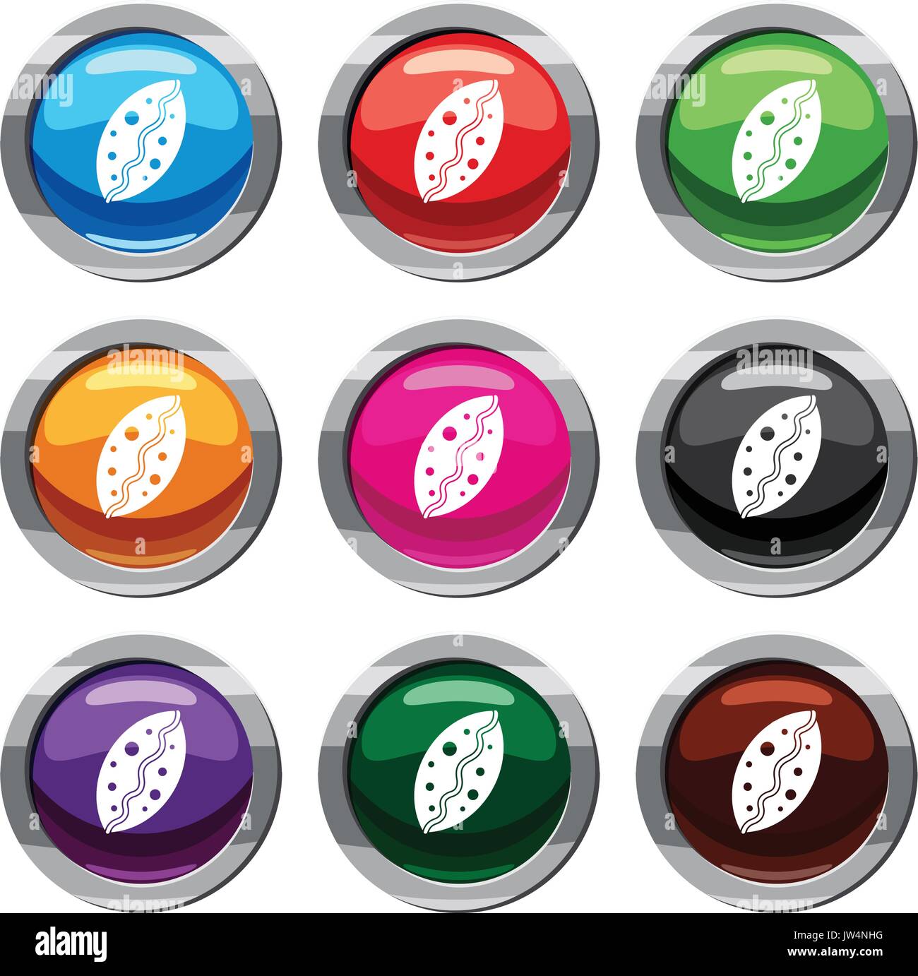 Baked pastry set 9 collection Stock Vector Image & Art - Alamy