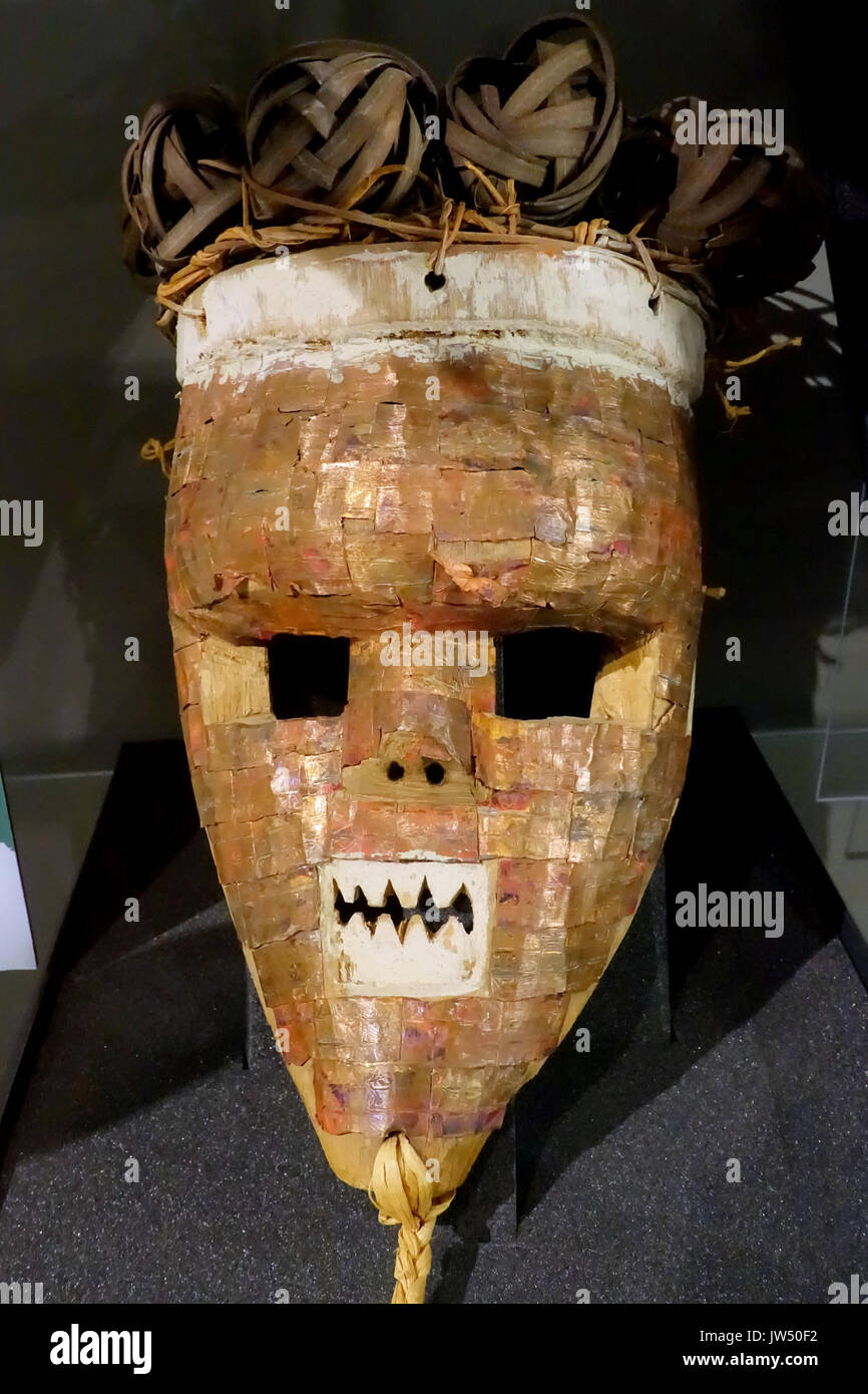 Elephant mask, Bamileke, perhaps Central Bantu Museum of Anthropology,  University of British Columbia DSC09257 Stock Photo - Alamy