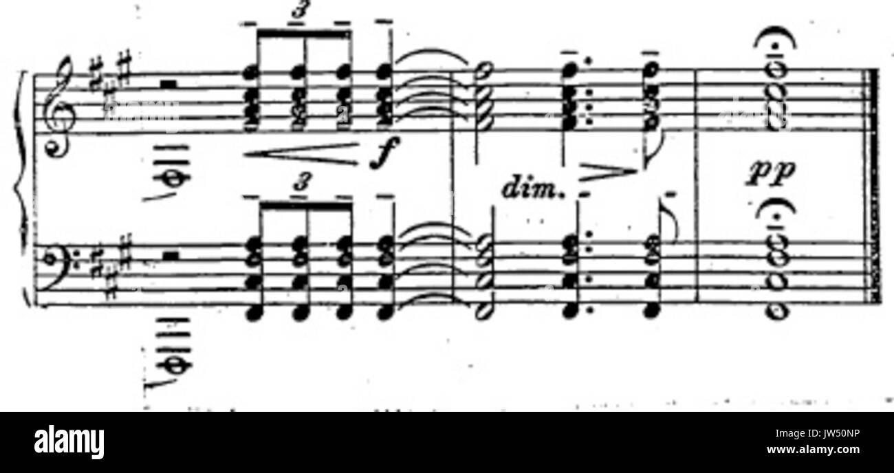 Rachmaninoff op 23 No 1 m 39 41 Stock Photo Alamy