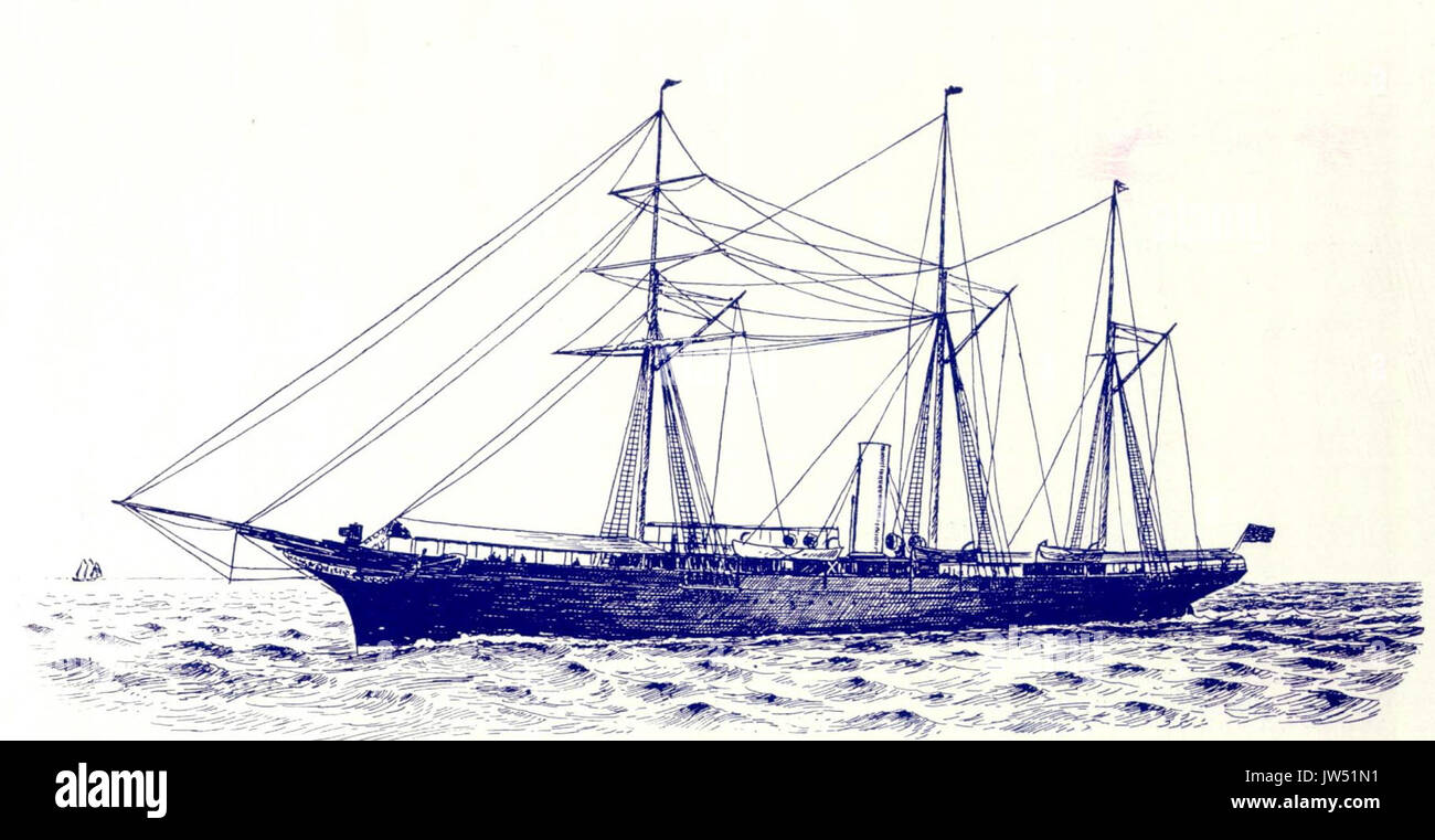 Steam yacht 19th century hi-res stock photography and images - Alamy