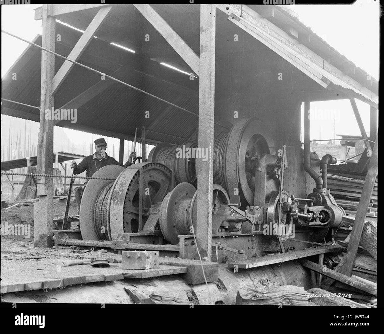 1920 Donkey engine Stock Photo Alamy