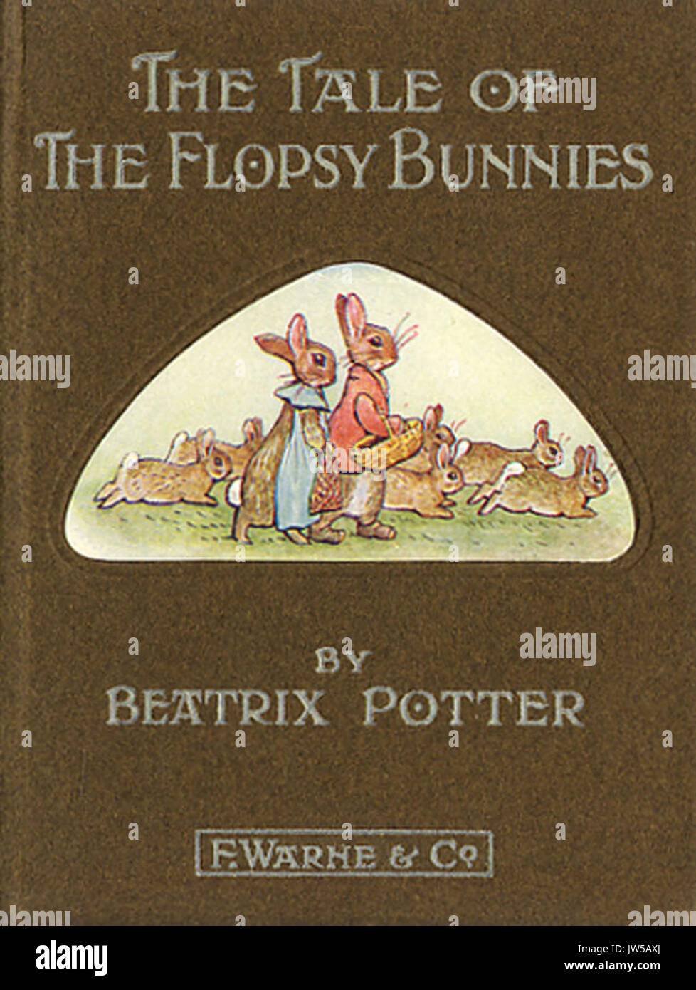 The Tale of the Flopsy Bunnies cover Stock Photo - Alamy