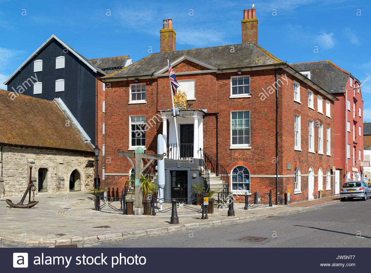 Custom House Poole Quay England Stock Photos & Custom House Poole Quay