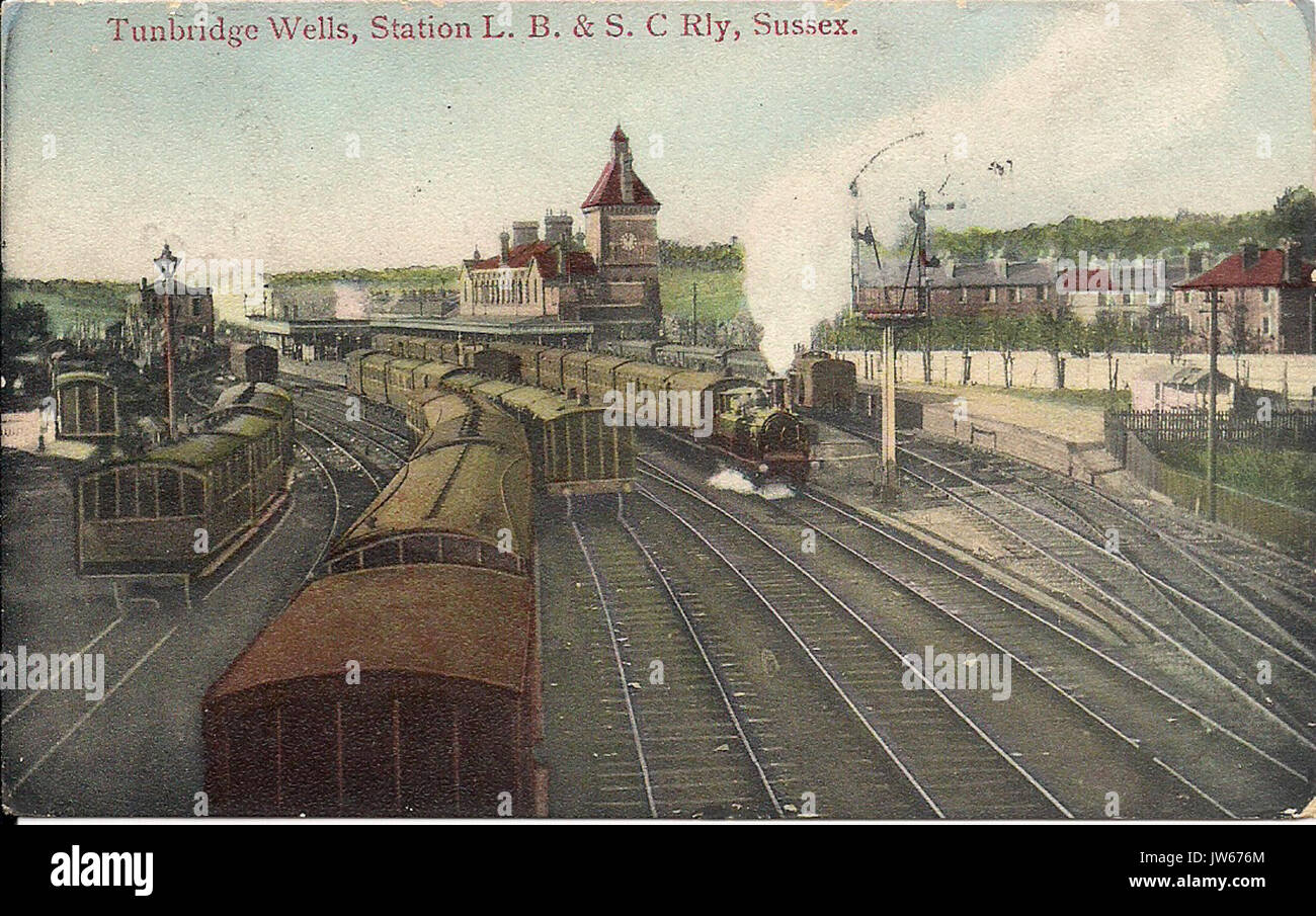 Tunbridge Wells West railway station Stock Photo