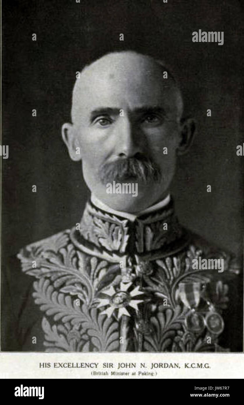 Sir John Newell Jordan Stock Photo