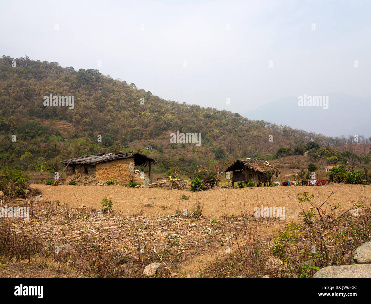 Village houses uttarakhand india hi-res stock photography and images ...