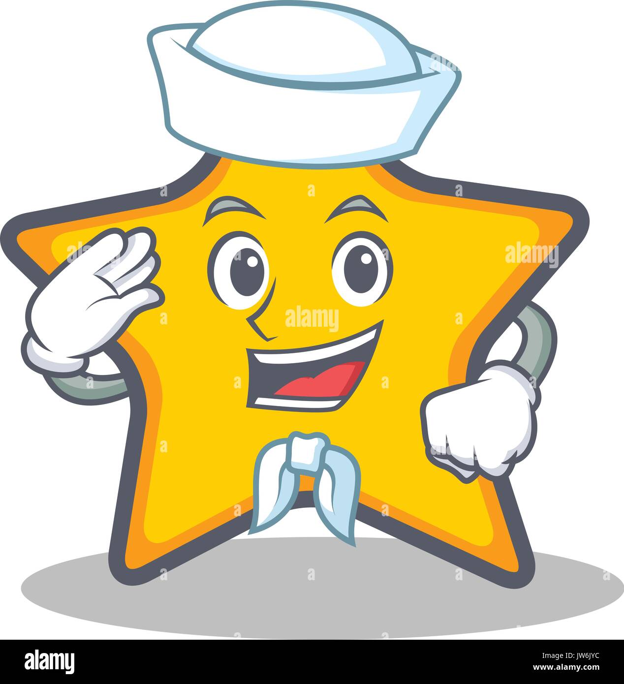 Sailor star character cartoon style Stock Vector Image & Art - Alamy
